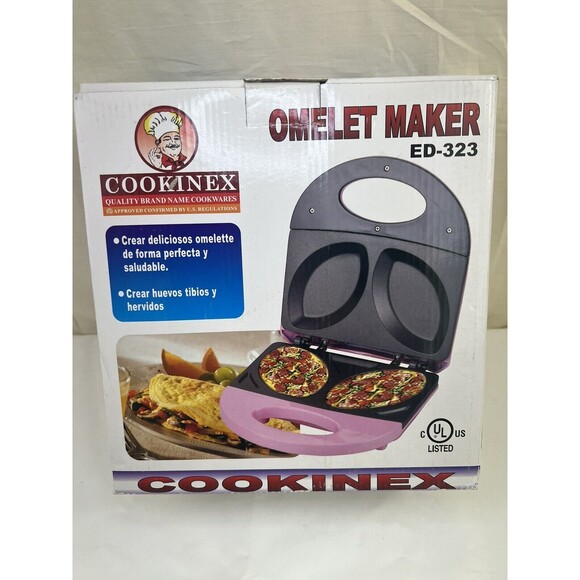 Cookinex Electric Omelet Maker Non-stick Pink‎ - Picture 1 of 6